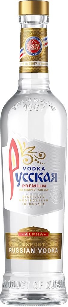 картинка ВОДКА Russkaya на спирте Альфа
