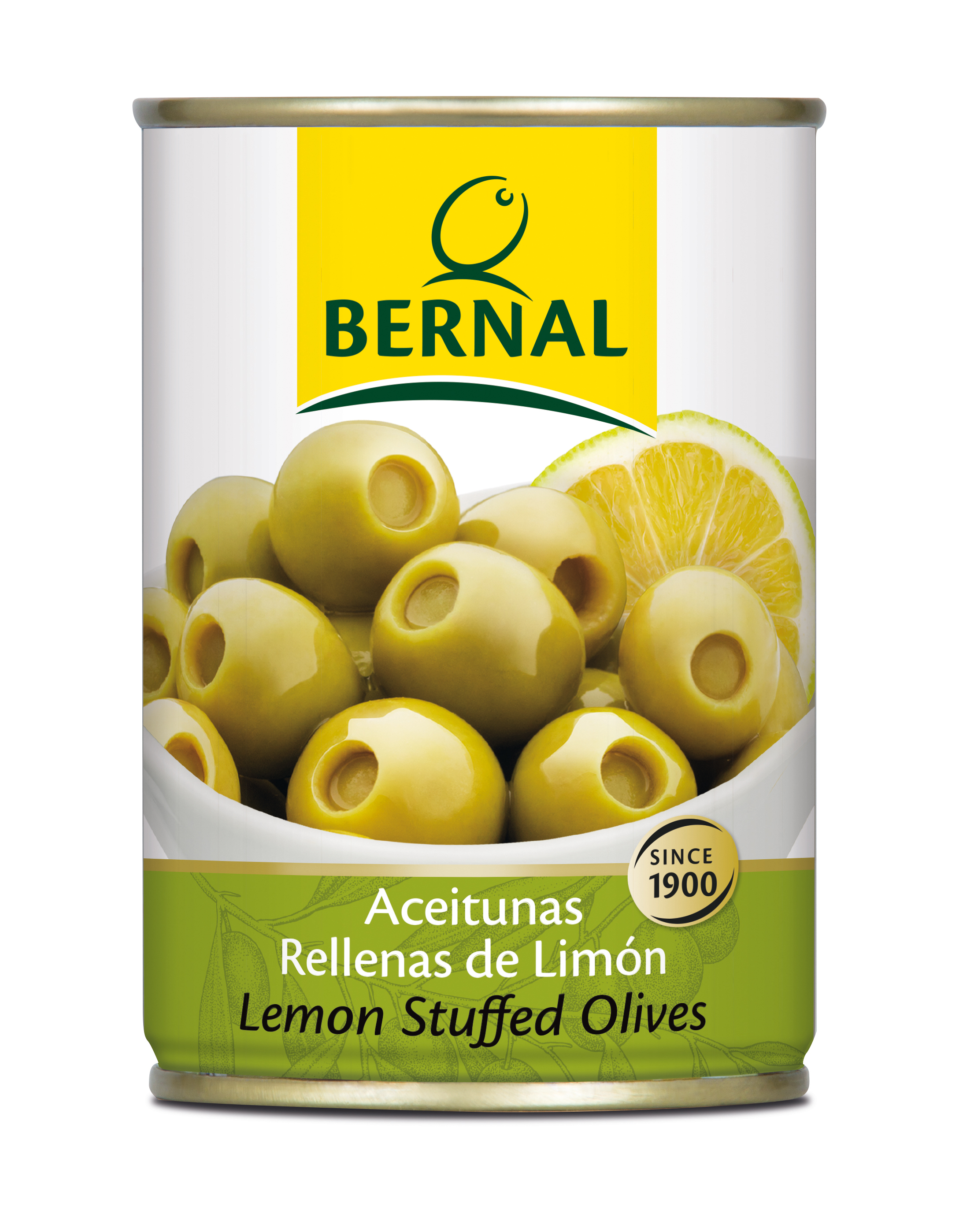картинка Оливки фарш. лимоном, Bernal, ж/б, 292 г (120 г)