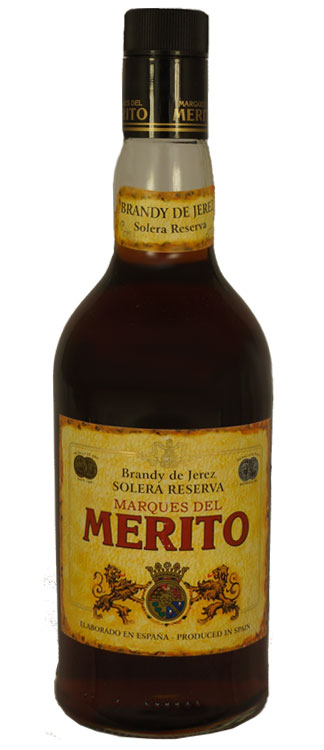 картинка Хересный бренди MARQUES DEL MERITO reserva
