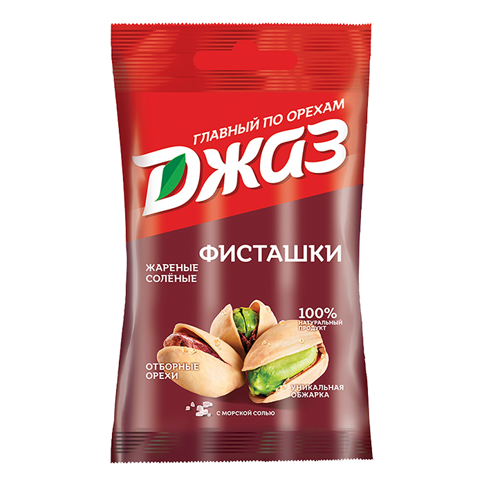картинка Фисташки жареные соленые "Джаз" 70 г